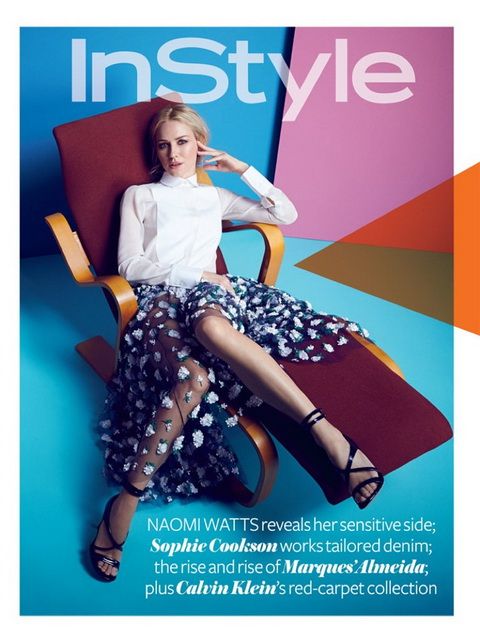 影星Naomi Watts 登上《InStyle》英国版2月号